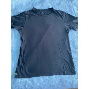 Mens Lacoste Under Shirt Slim Fit XL Black Pre Owned